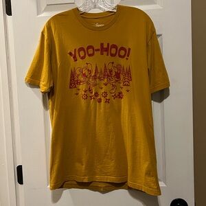 Disney Mickey and Minnie Yoo-Hoo! Short Sleeve Graphic T-Shirt Size XL, Yellow